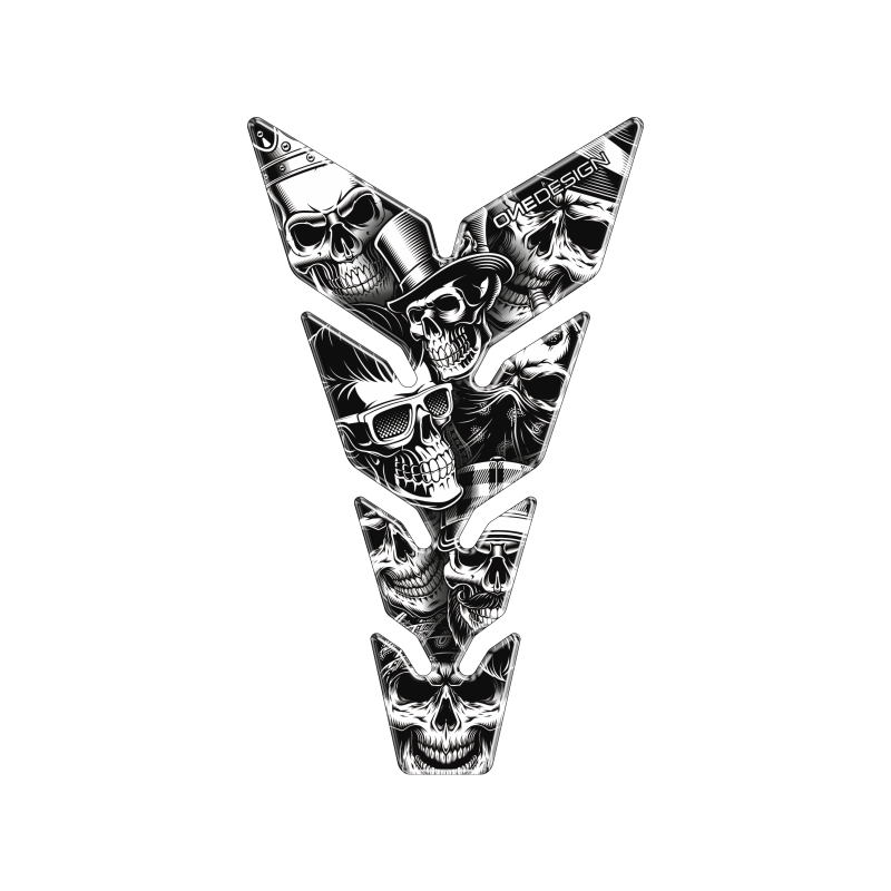 Polep palivové nádrže Print - Max Skulls1