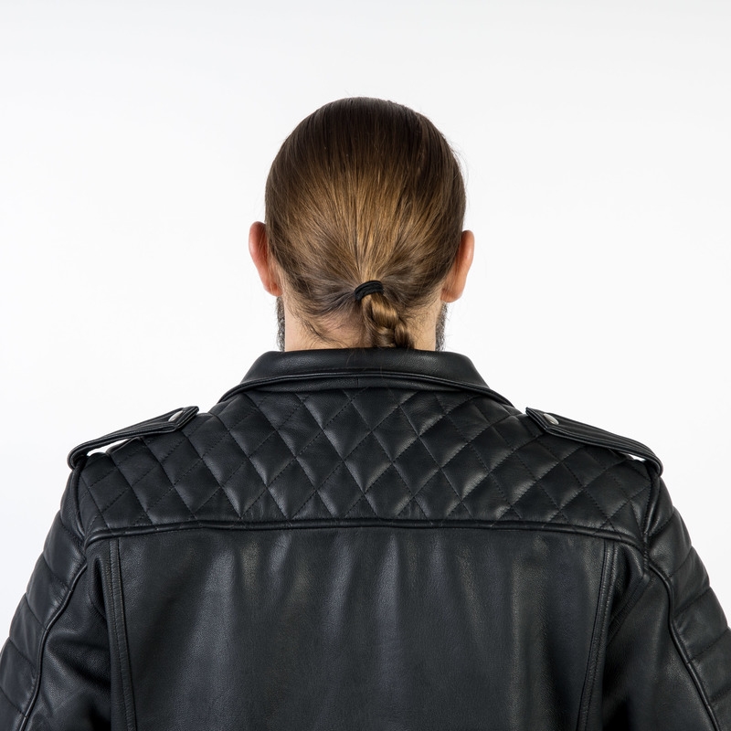 Bunda na motorku Ozone Ramones Modern černá výprodej