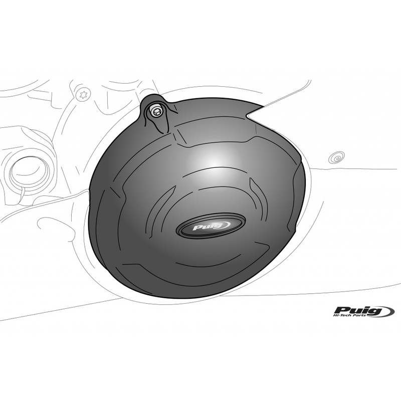 Ochranné kryty motoru PUIG černý zahrnuje pravý, levý kryt a kryt alternátoru pro BMW S 1000 XR 2020-2026, BMW M 1000 XR 2024-2025