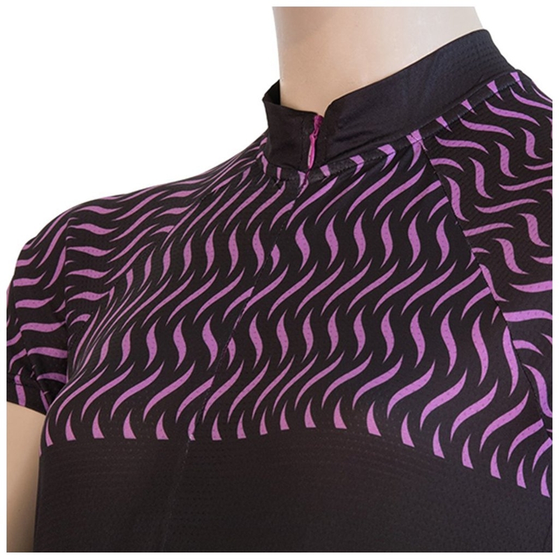 Dámský dres Sensor Wave černý - krátký rukáv výprodej