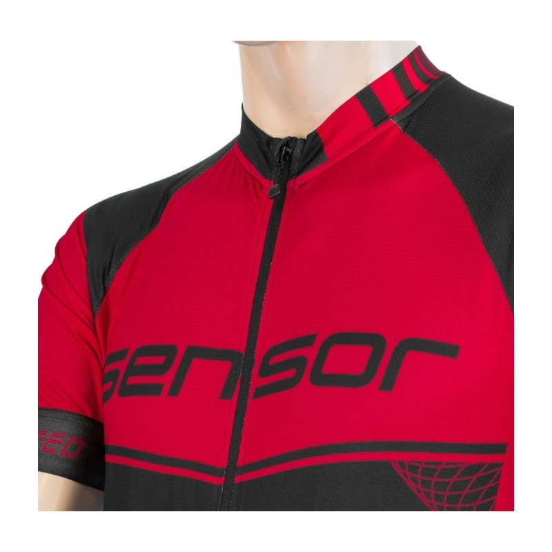 Dres Sensor Team Up černo-červený - krátký rukáv výprodej