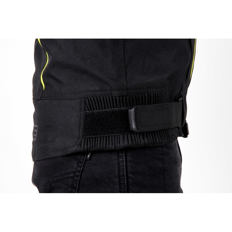 Bunda na motorku Ozone Delta IV černo-fluo žlutá