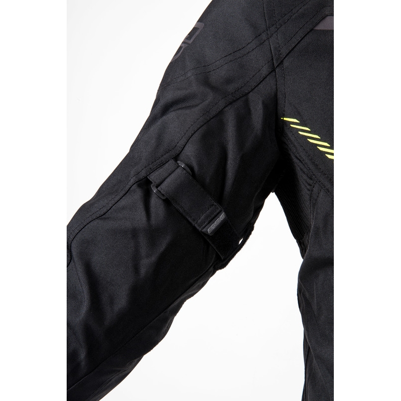 Bunda na motorku Ozone Delta IV černo-fluo žlutá