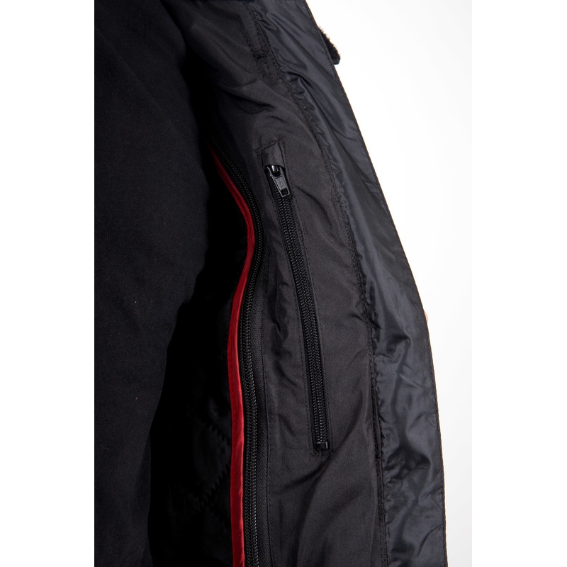 Bunda na motorku Ozone Pulse černo-fluo žlutá