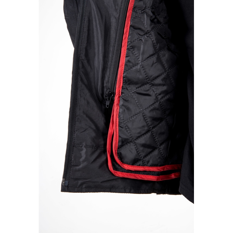 Bunda na motorku Ozone Pulse černo-fluo žlutá