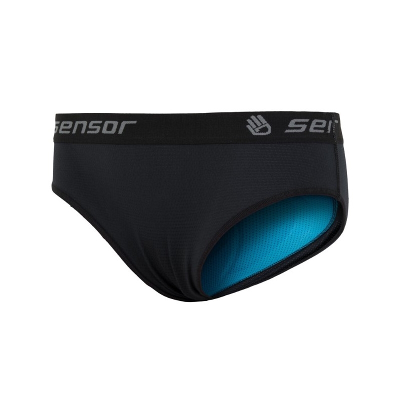 SENSOR CYKLO BASIC dámské cyklokalhotky true black výprodej