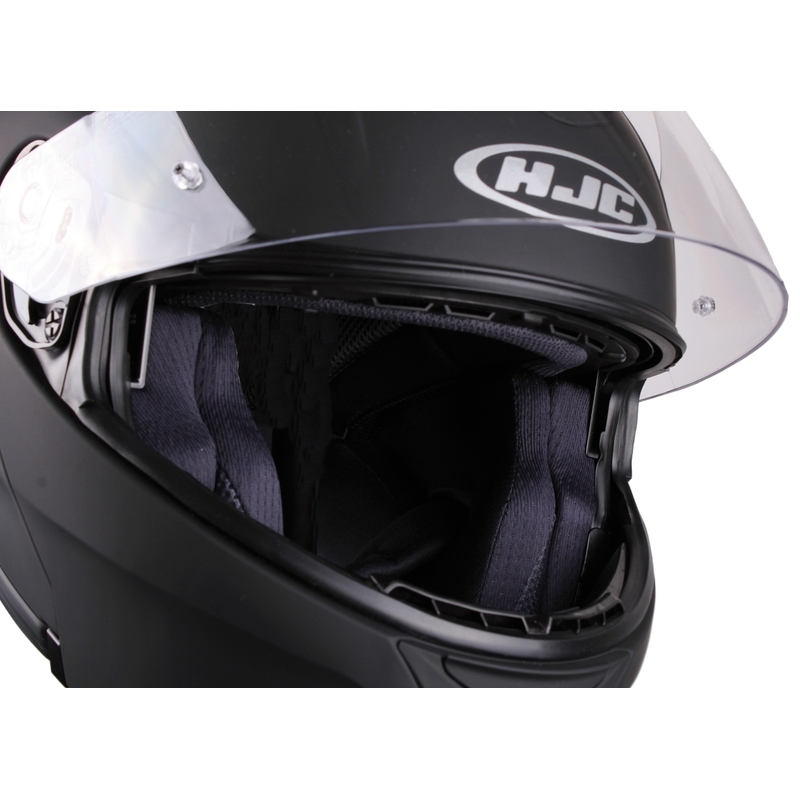 Vyklápěcí přilba na motorku HJC SY-MAX 3 Rubbertone černá matná výprodej