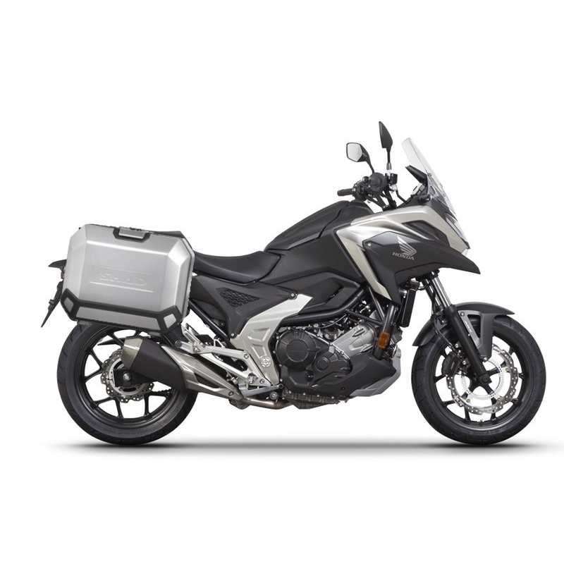 Kompletní sada bočních hliníkových kufrů SHAD TERRA 47L/47L, včetně montážní sady SHAD HONDA NC 750 X 2021-