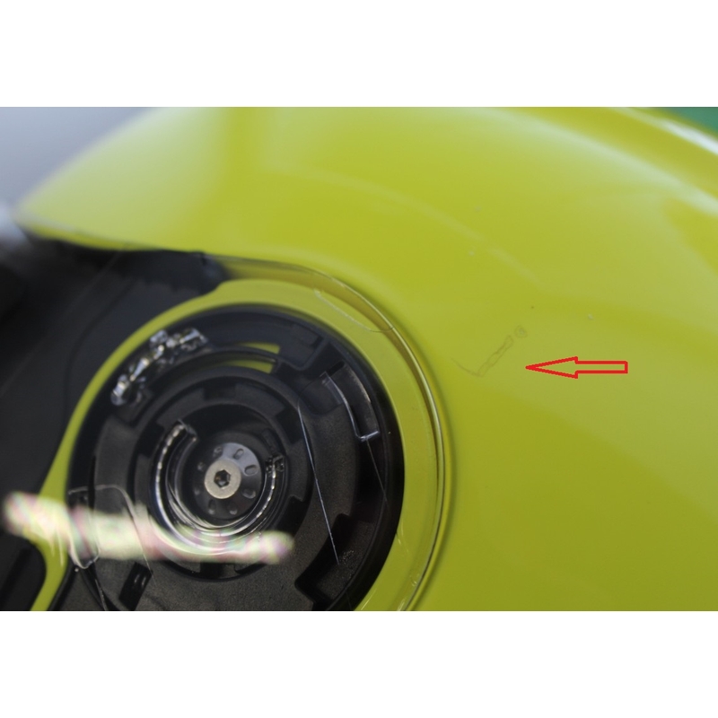 Vyklápěcí přilba na motorku RSA TR-01 žlutá výprodej