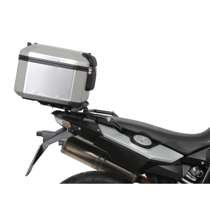 Kompletní sada černých hliníkových kufrů SHAD TERRA BLACK , 48L topcase   36L/47L boční kufry, včetně montážní sady a plotny SHAD BMW F 650 GS/ F 700 GS/ F 800 GS