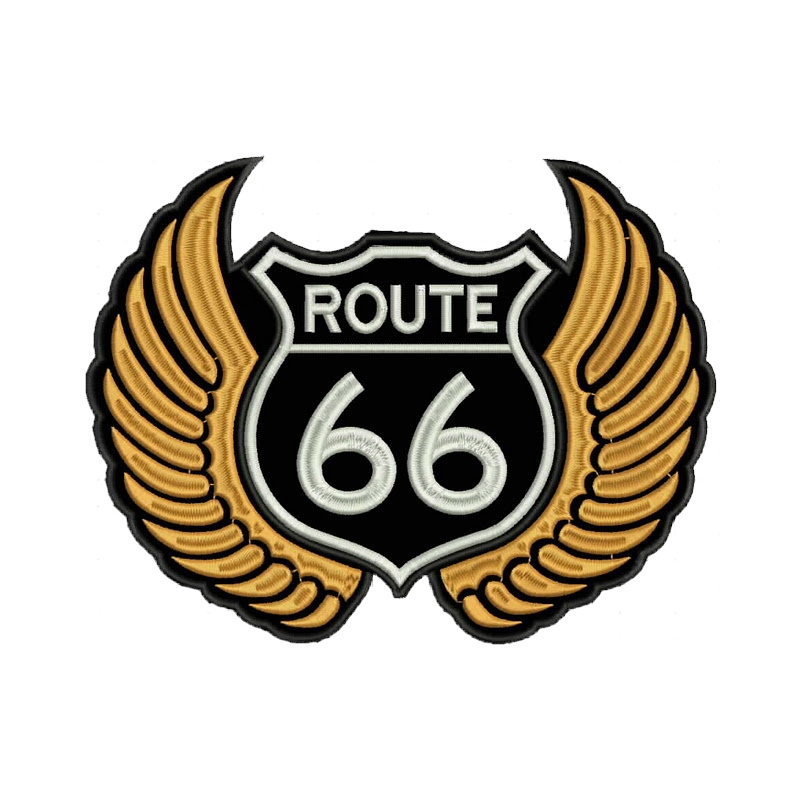 Nášivka Route křídla oranžové