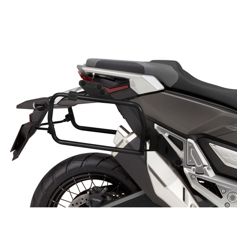 Kompletní sada bočních černých hliníkových kufrů SHAD TERRA BLACK 36L/36L , včetně montážní sady SHAD HONDA X-ADV 750