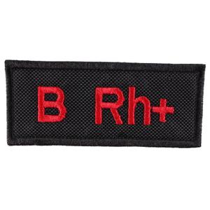 Nášivka s krevní skupinou B Rh+