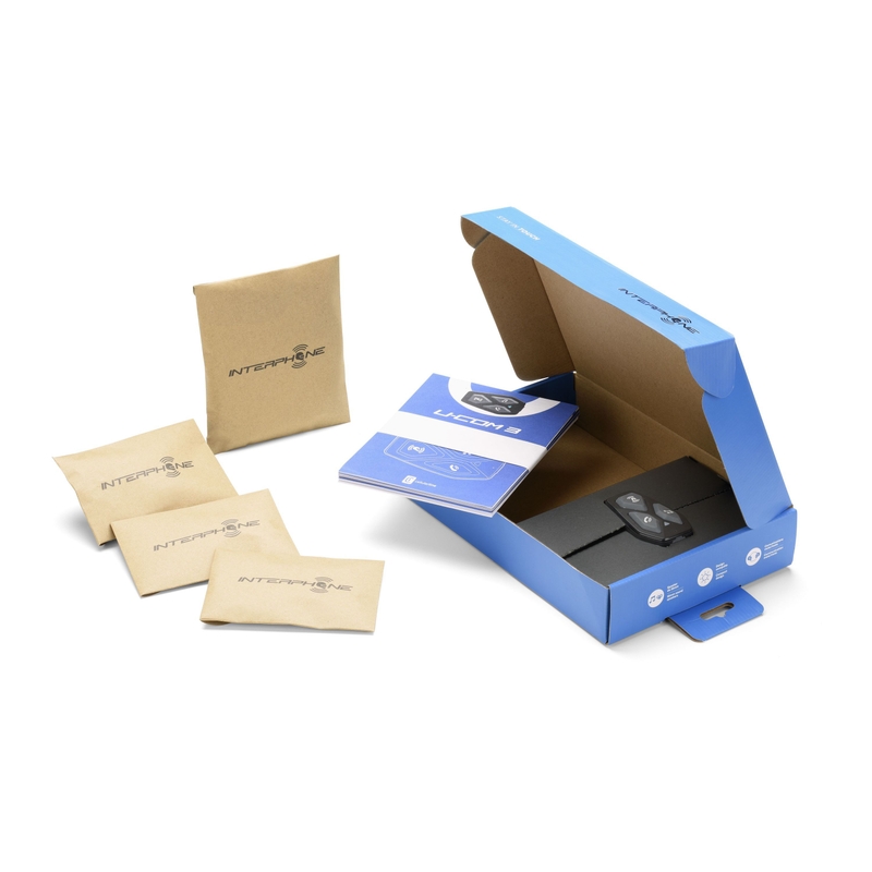 Bluetooth interkom Interphone U-COM3 Single Pack