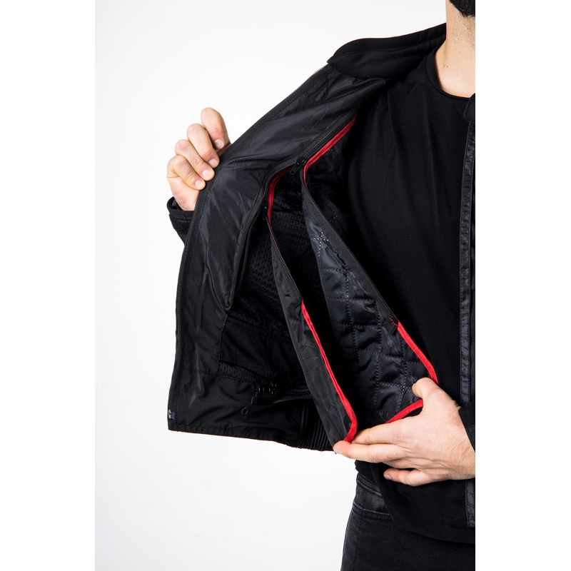 Bunda na motorku Ozone Pulse černo-šedá