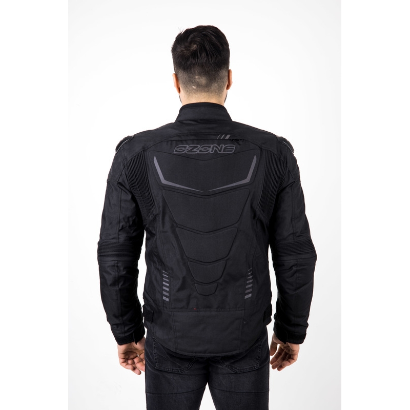 Bunda na motorku Ozone Pulse černo-šedá