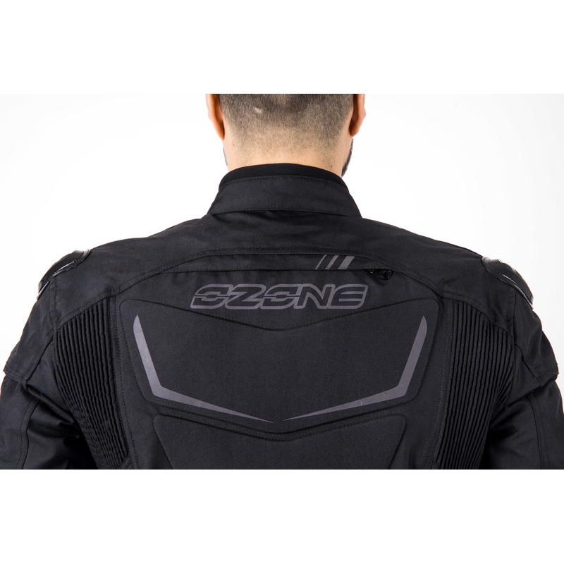 Bunda na motorku Ozone Pulse černo-šedá