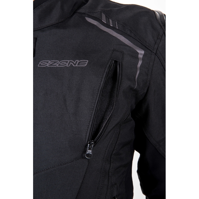 Bunda na motorku Ozone Pulse černo-šedá