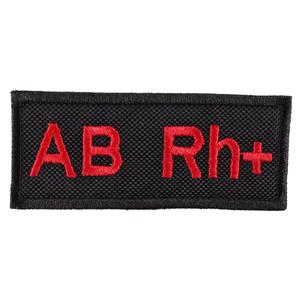 Nášivka s krevní skupinou AB Rh+