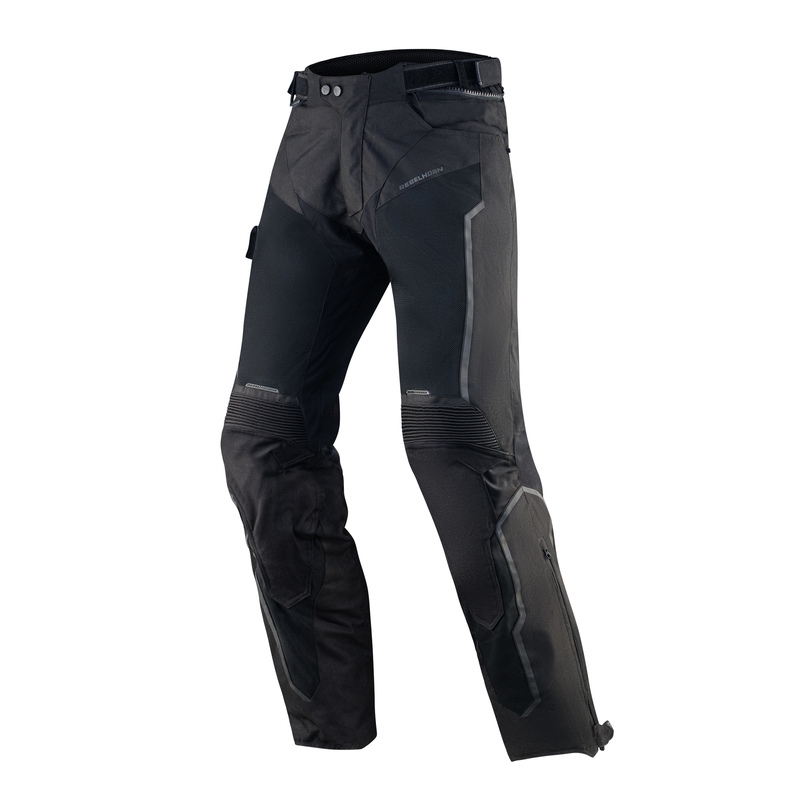 Moto kalhoty Rebelhorn Hiflow IV černé prodloužené