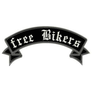 Nášivka Free Biker stuha vrchní