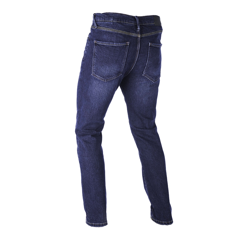 Prodloužené jeansy na motorku Oxford Original Approved Slim Fit modré