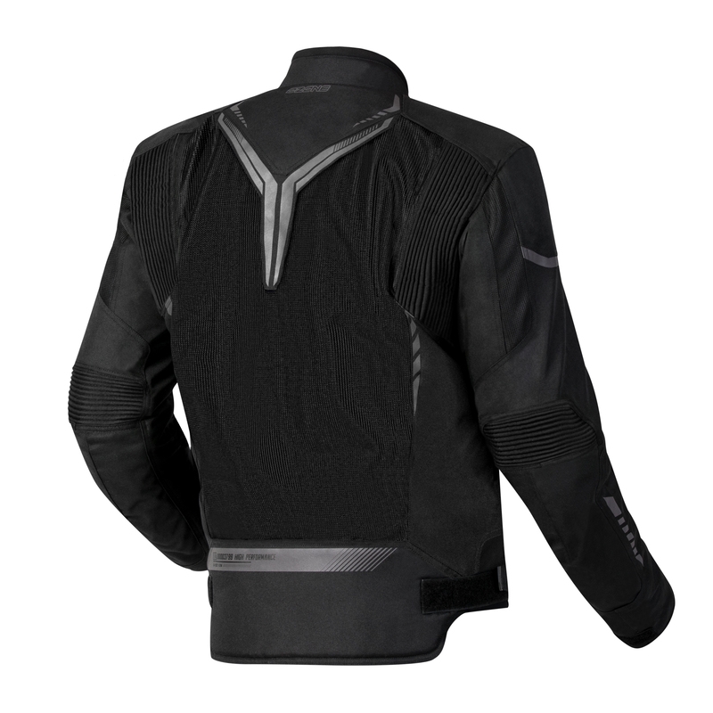 Bunda na motorku Ozone Flow černá výprodej