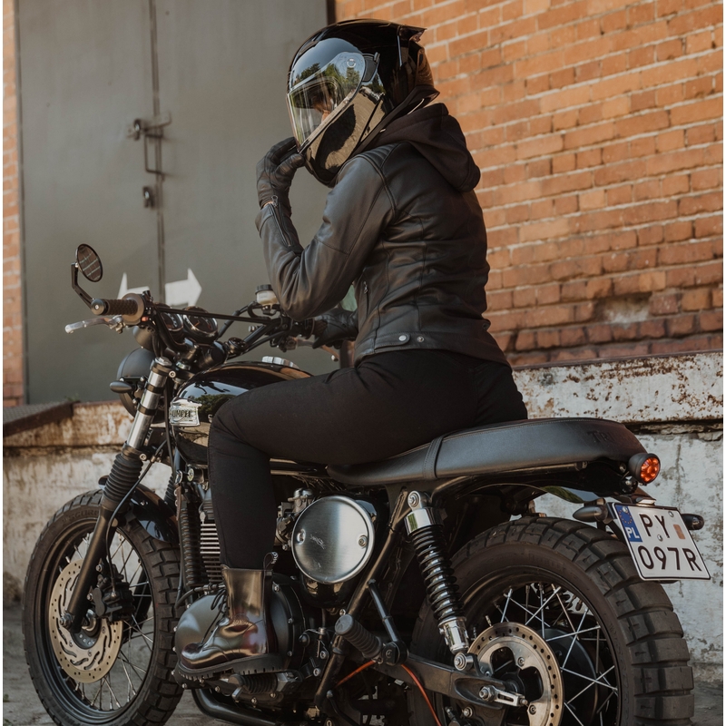 Dámské legíny na motorku Ozone Chica černé
