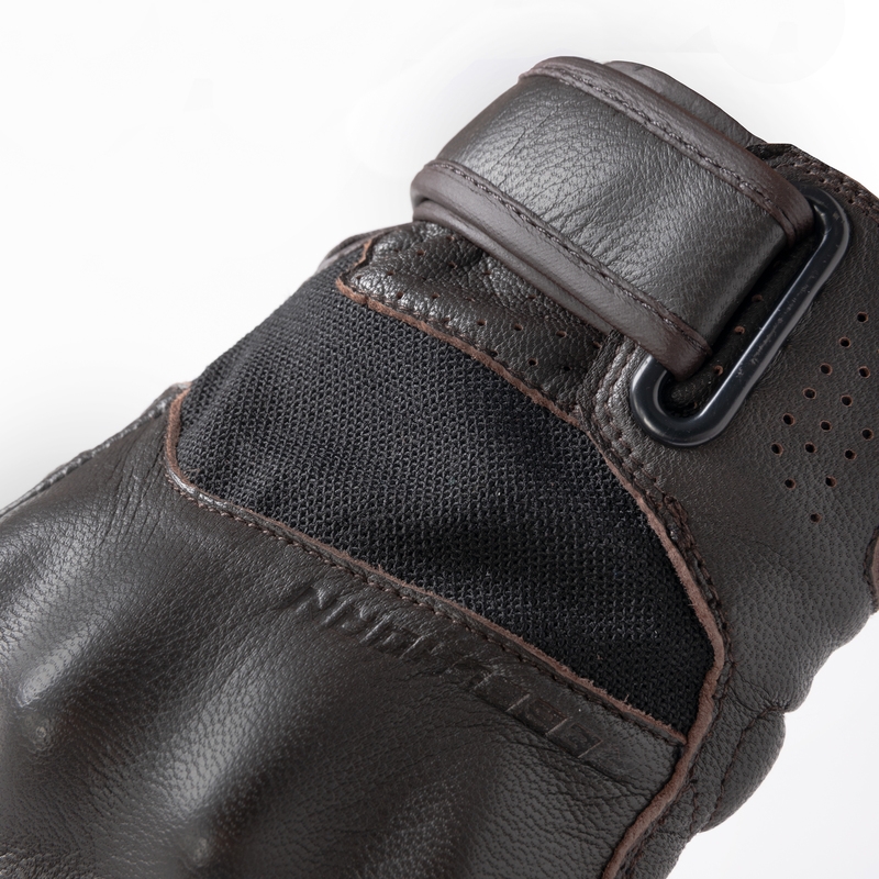 Rukavice na motorku Rebelhorn Impala hnědé výprodej