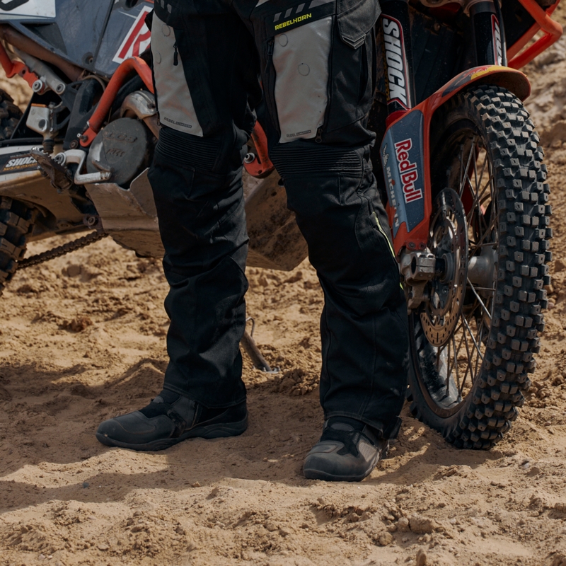 Boty na motorku Rebelhorn Compass černé výprodej