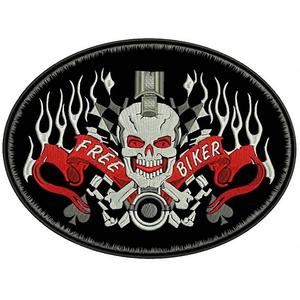 Nášivka Free Biker ovál - velká