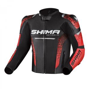 Bunda na motorku Shima STR 2.0 černo-červená