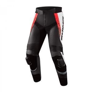 Kalhoty na motorku Shima STR 2.0 černo-bílo-fluo červené
