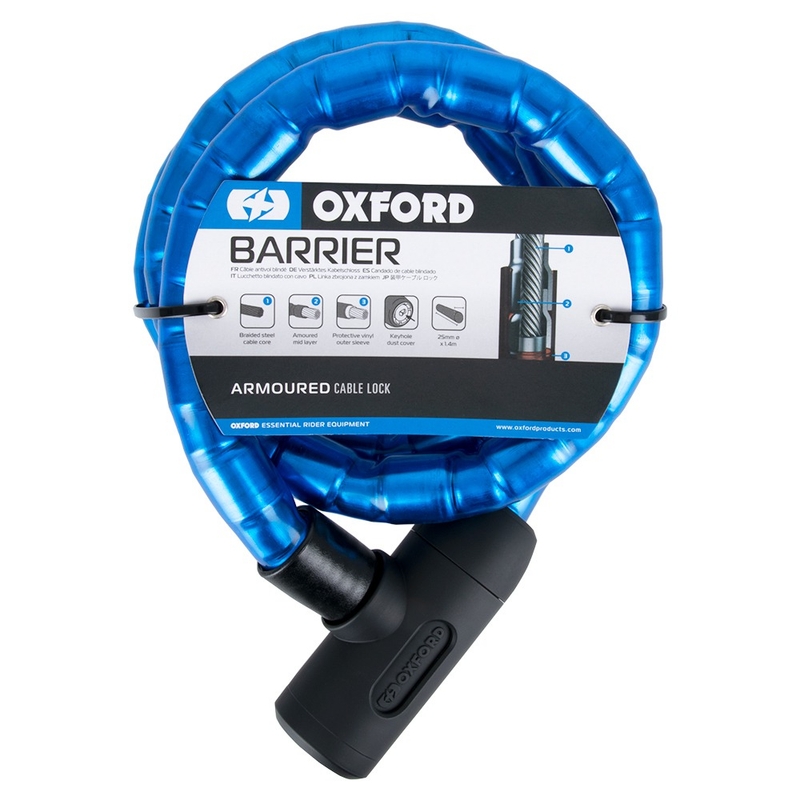 Zámek Oxford Barrier 1,4 m modrý