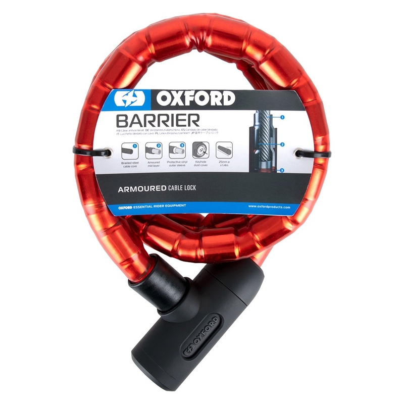 Zámek Oxford Barrier 1,4 m červený