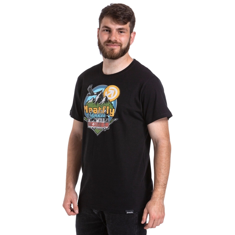 Triko Meatfly Mounty černé výprodej