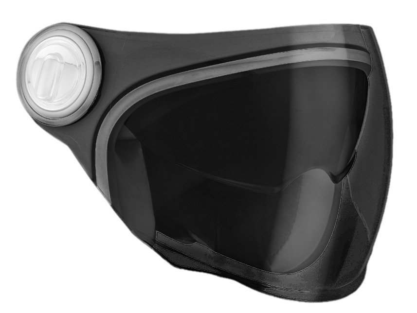Plexi pro přilby NOX PREMIUM Heritage tmavé