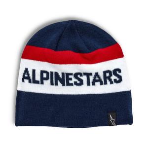 Čepice Alpinestars Stake Beanie modro-červeno-bílá