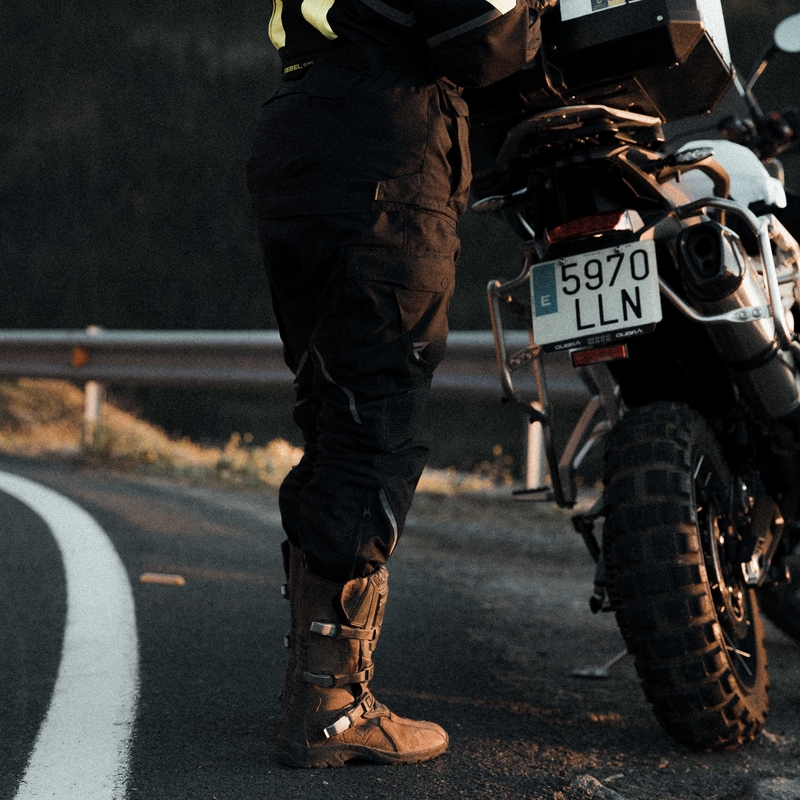 Kalhoty na motorku Rebelhorn Hardy II černé výprodej