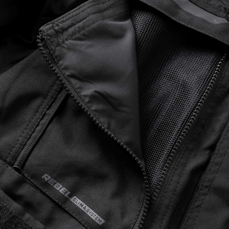 Bunda na motorku Rebelhorn Cubby IV černá výprodej