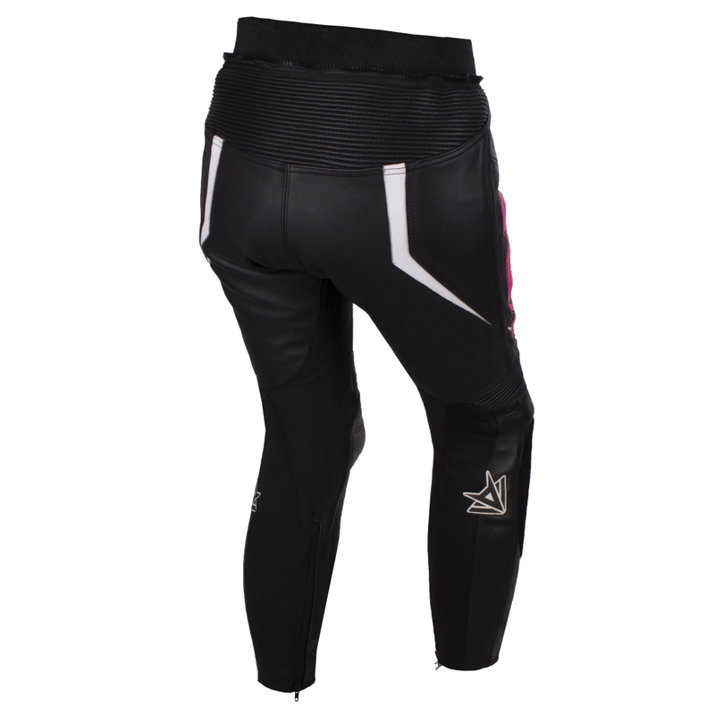 Dámská dvoudílná kombinéza RSA Flow II černo-bílo-fluo-růžová výprodej