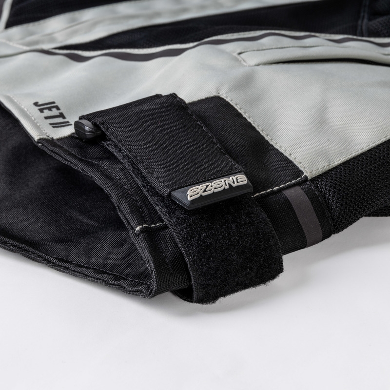 Moto bunda Ozone Jet II šedo-černo-fluo žlutá výprodej