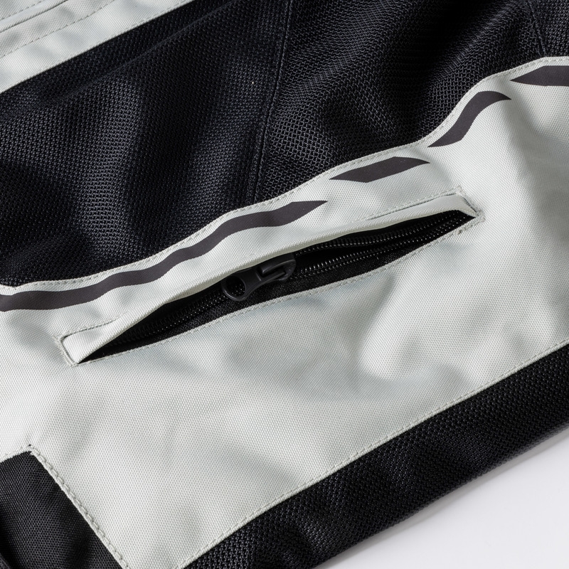 Moto bunda Ozone Jet II šedo-černo-fluo žlutá výprodej