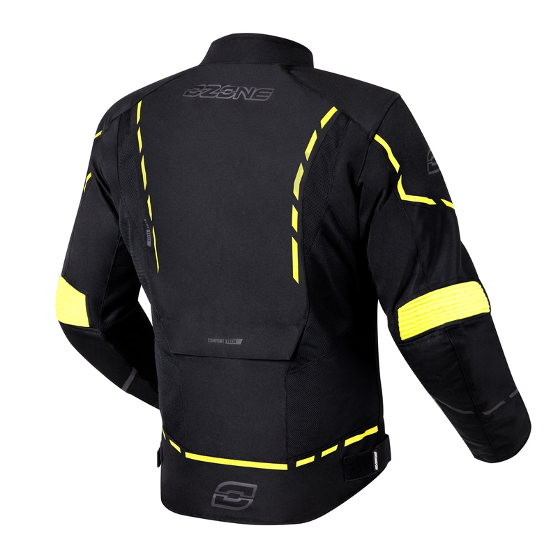 Moto bunda Ozone Jet II černo-fluo žlutá výprodej
