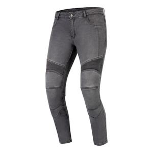 Dámské jeansy na motorku Ozone Roxy seprané černé