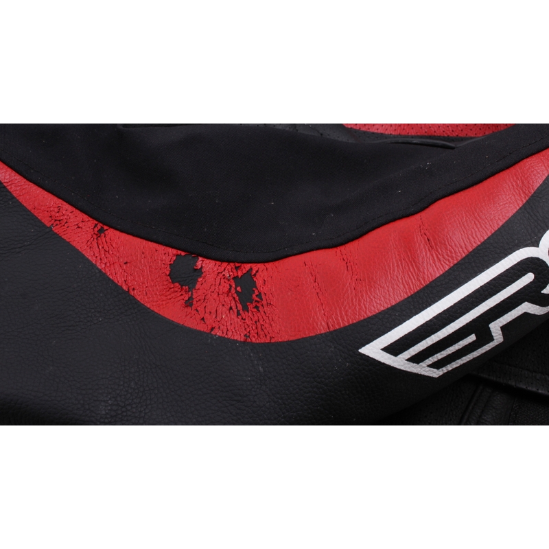 Pánská bunda na motorku RSA Imola černo-červená výprodej
