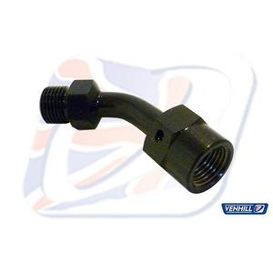 Swivel joint Venhill POWERHOSEPLUS E645/BLACK 45 deg 1/8TH BSP černý