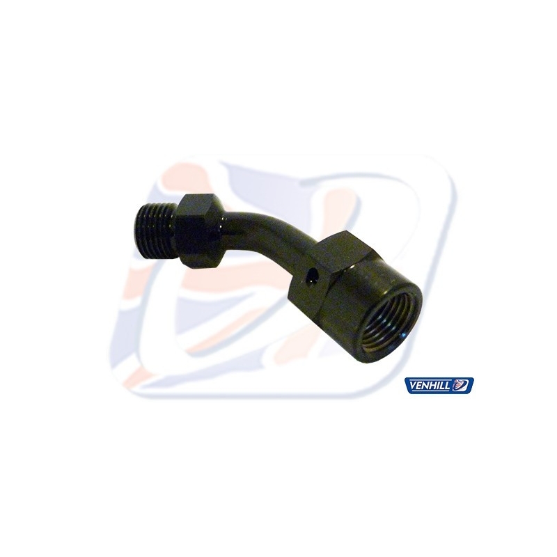 Otočný kloub Venhill POWERHOSEPLUS 45 deg 1/8TH BSP černý