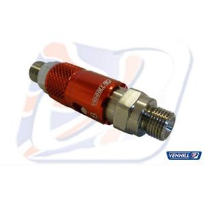 Quick release inline coupling Venhill 3/518TI 1/8TH BSP titanium