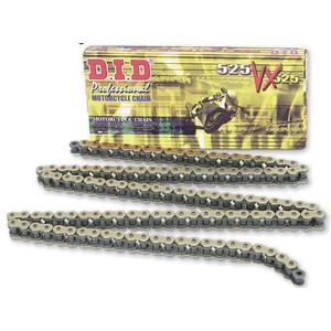 VX série X-Kroužkový řetěz D.I.D Chain 525VX3 118 L Zlatá/Černá